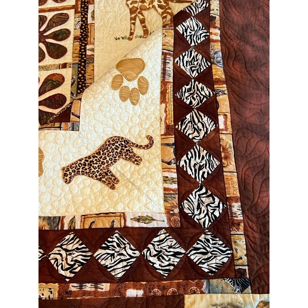 Quilt- African Safari Theme Handmade‎ 90
